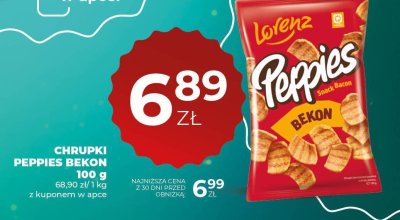 Chrupki Lorenz Peppies Bekon 100g promocja w Duży Ben
