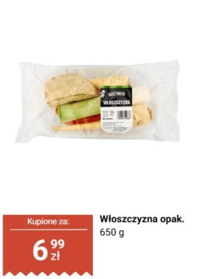 Włoszczyzna opak. promocja w Biedronka