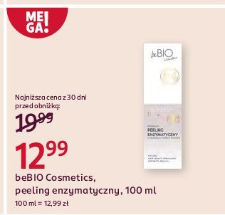 Peeling enzymatyczny Bebio cosmetics promocja