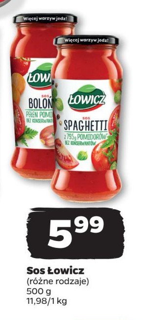 Sos spaghetti Łowicz promocja