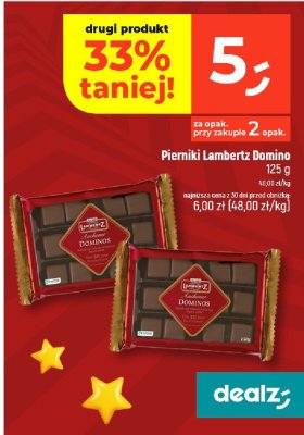 Pierniki Lambertz Domino promocja w Dealz