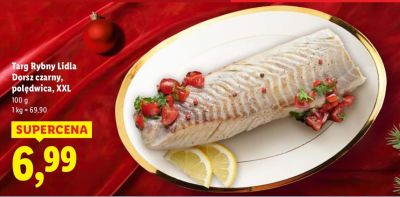 Dorsz czarny, polędwica XXL  promocja w Lidl