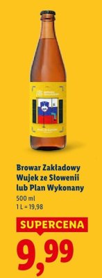 Piwo Plan Wykonany promocja w Lidl