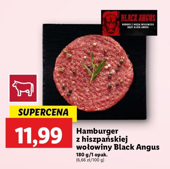 Hamburger wołowy black angus Rzeźnik codzienna dostawa promocja