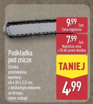 Podkładka pod znicze promocja w Aldi