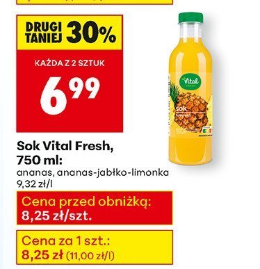Sok ananas-jabłko-limonka promocja w Biedronka
