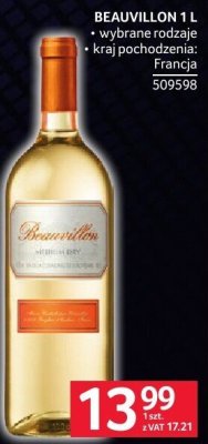 Beauvillon 1 l promocja w Selgros