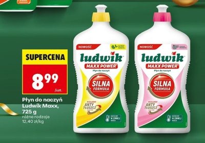 Płyn do naczyń Ludwik Maxx, 725 g promocja w Biedronka