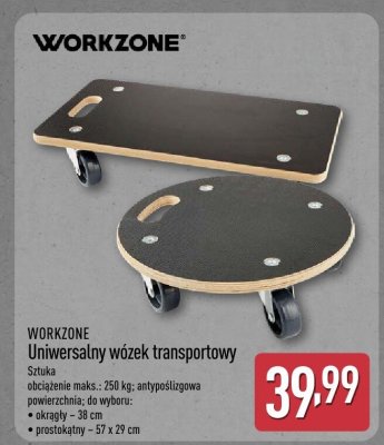 Uniwersalny wózek transportowy WORKZONE promocja w Aldi