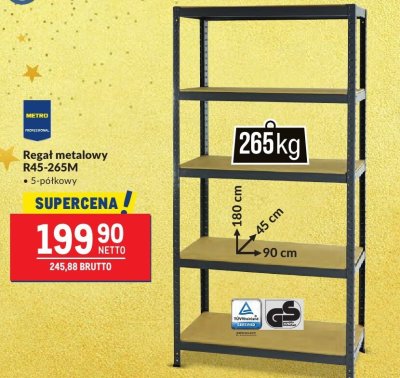 Regał metalowy R45-265M Metro Professional promocja w Makro