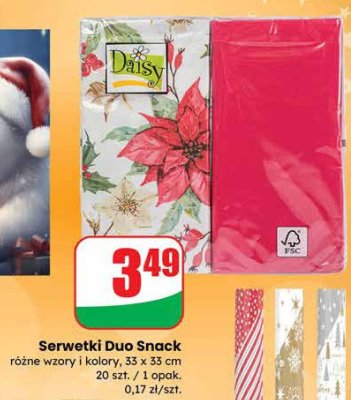 Serwetki Duo Snack promocja w Dino