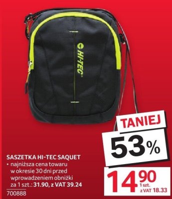 Saszetka HI-TEC SAQUET promocja w Selgros
