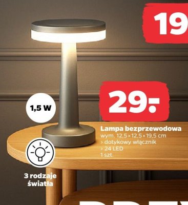 Lampa bezprzewodowa promocja w Netto