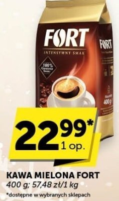 Kawa mielona Fort promocja w Euro Sklep