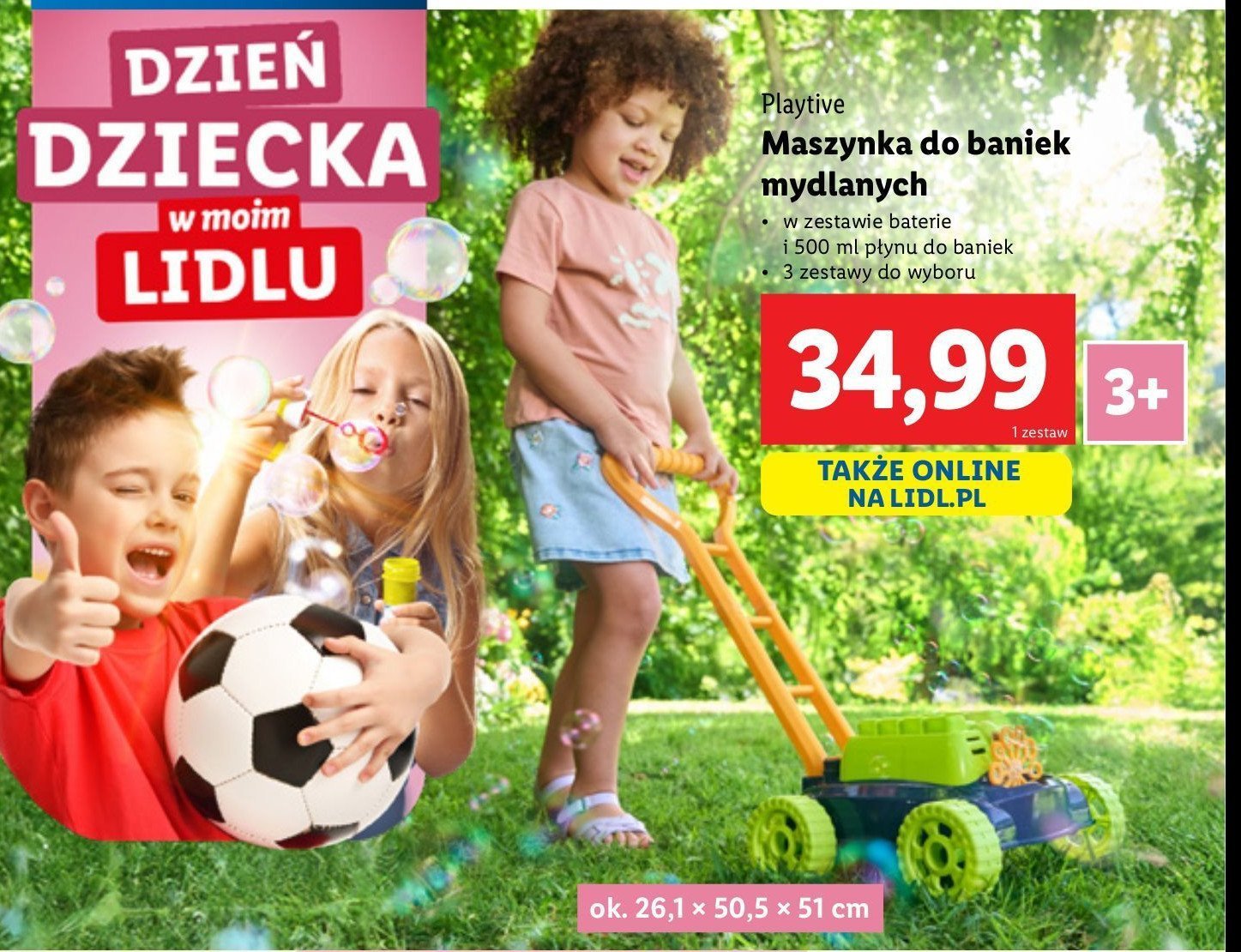 Maszynka do baniek mydlanych Playtive junior promocja