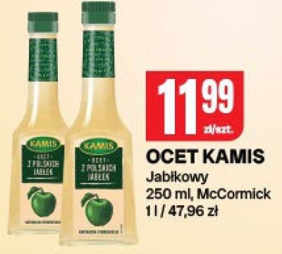 Ocet KAMIS Jabłkowy promocja w Chorten