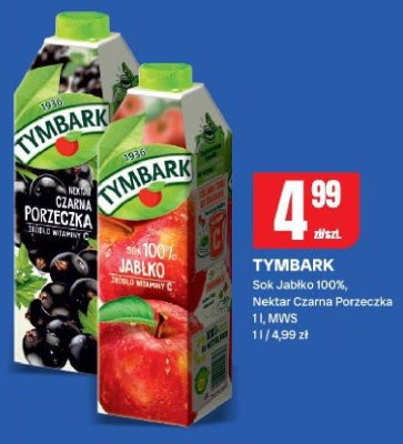 Nektar Czarna Porzeczka Tymbark promocja w Chorten
