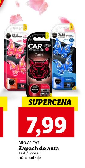 Odświeżacz tatto new man AROMA CAR AIR FRESHENER promocja