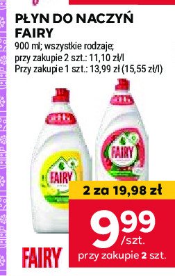 Płyn do mycia naczyń granat Fairy promocja w Stokrotka