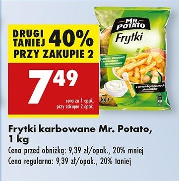 Frytki karbowane Mr. potato promocja