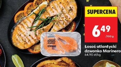 Łosoś atlantycki dzwonko Marinero promocja w Biedronka
