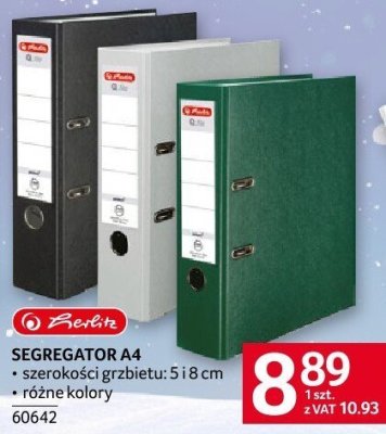 Segregator A4 czarny szerokość 51.8cm promocja w Selgros