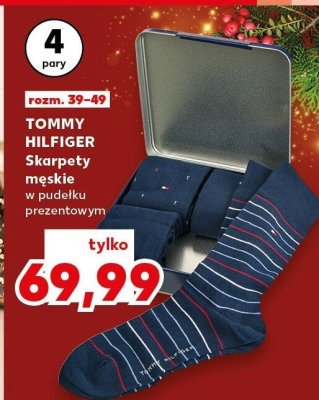 Skarpety męskie TOMMY HILFIGER 4 pary promocja w Kaufland