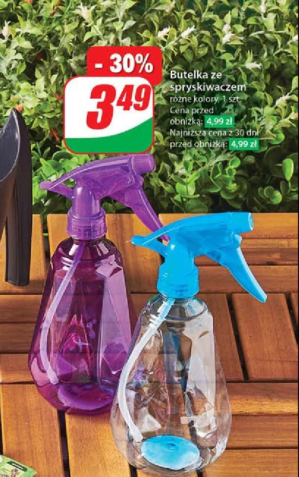 Butelka ze spryskiwaczem promocja