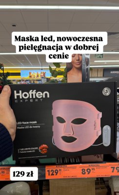 Maska LED do twarzy Expert promocja w Biedronka