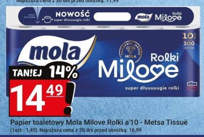 Papier toaletowy Mola promocja w Hitpol