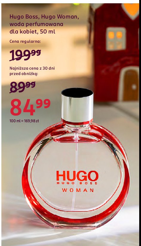 Woda perfumowana Hugo boss woman Boss by hugo boss promocja w Rossmann