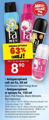 Antyperspirant w kulce Fa, 150 ml promocja w Twój Market