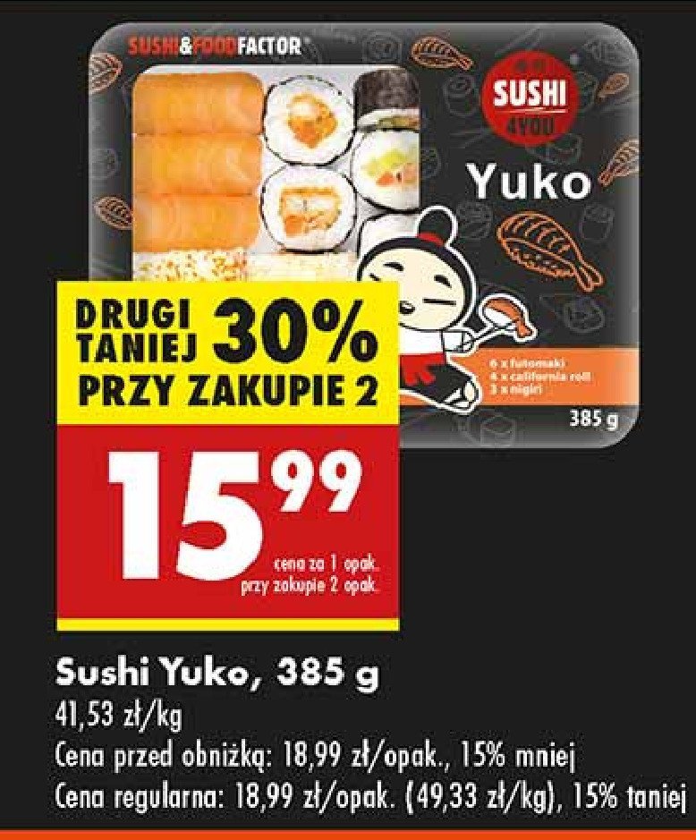 Sushi yuko Sushi 4you promocja