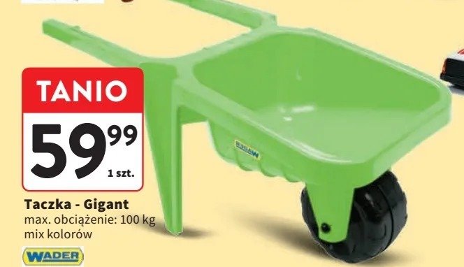 Taczka gigant Wader promocja