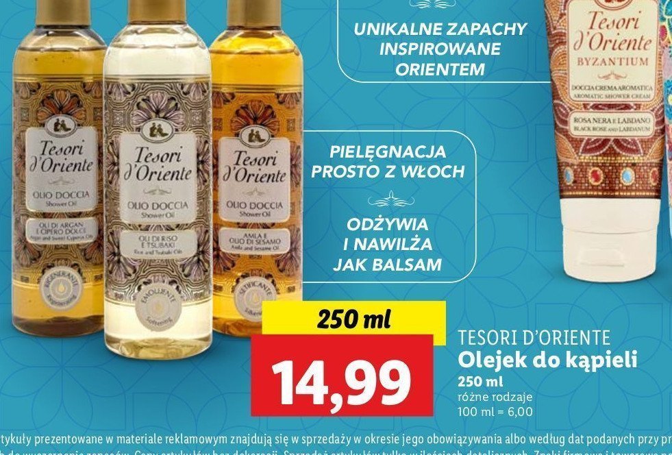 Olejek do kąpieli riso & tsubaki Tesori d'oriente promocja