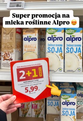 Napój roślinny - owsiany 1L promocja w Auchan