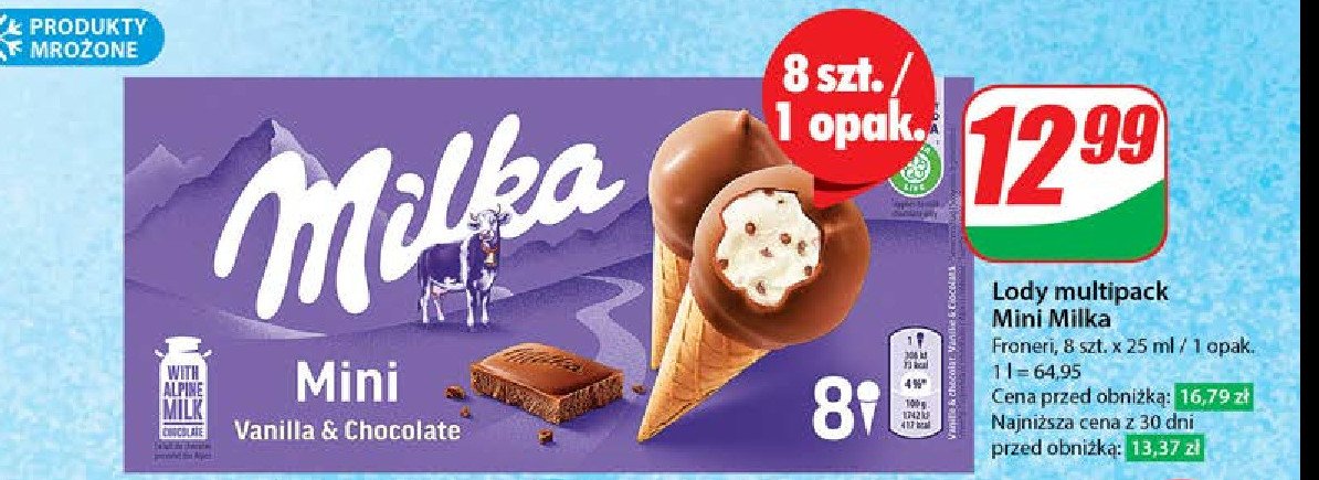 Rożek mini Milka promocja