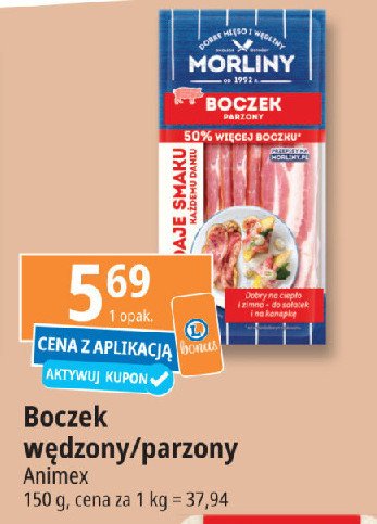 Boczek parzony Morliny promocja w Leclerc