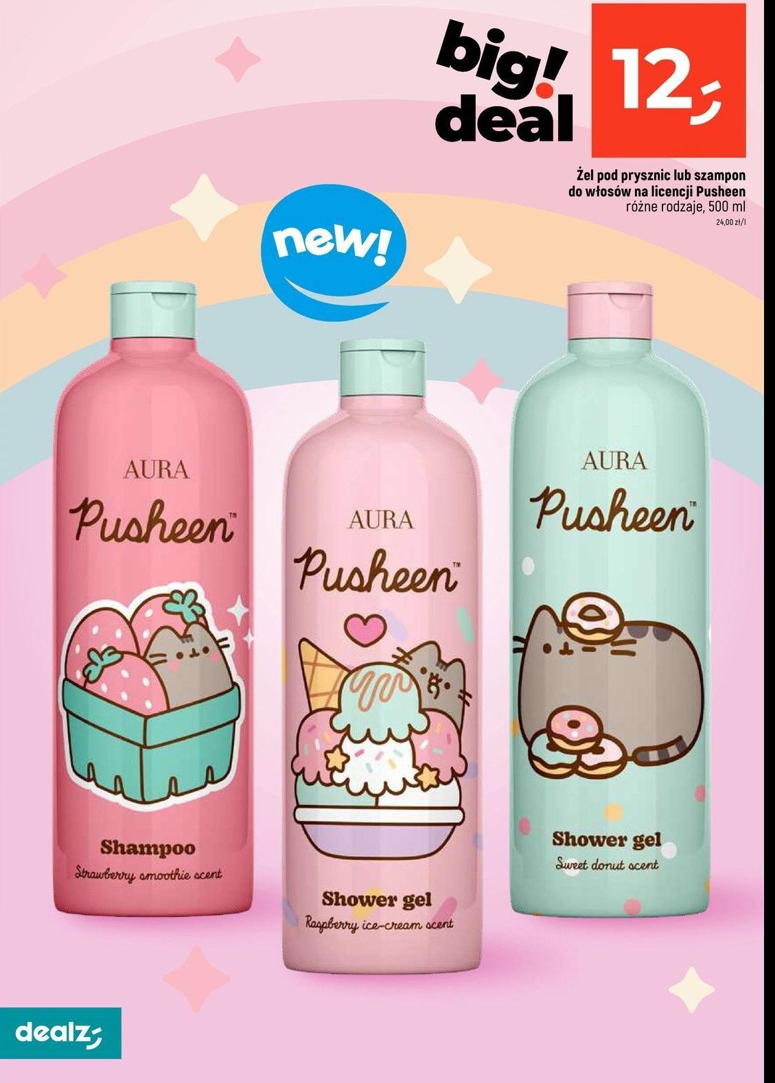 Szampon dla dzieci sweet donut scent Pusheen promocja