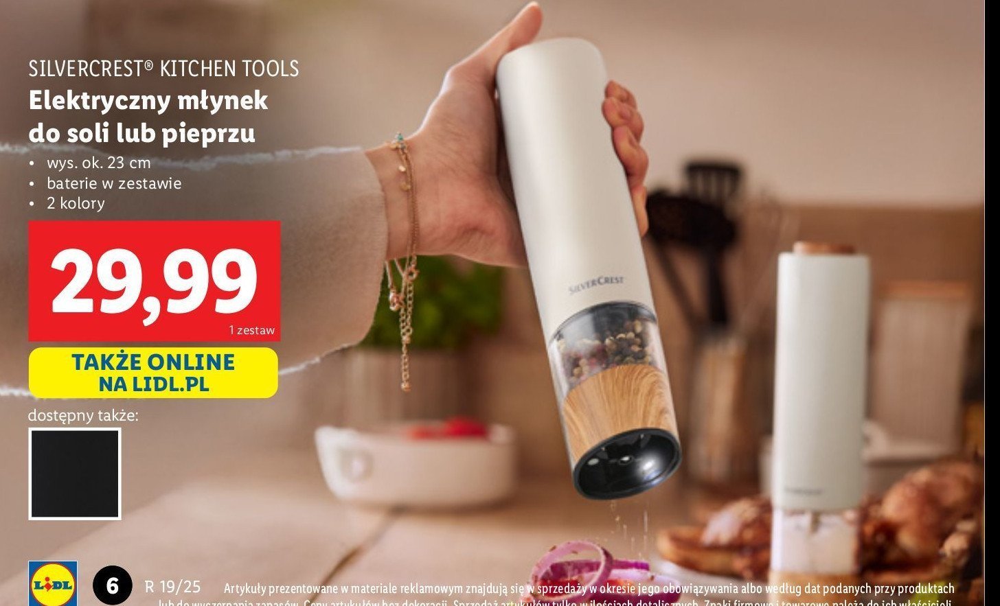 Młynek elektryczny Silvercrest promocja w Lidl