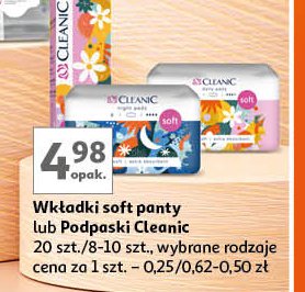 Wkładki soft Cleanic promocja