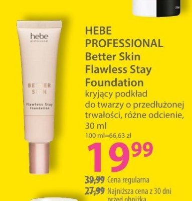 Podkład Better Skin Flawless Stay Foundation promocja w Hebe