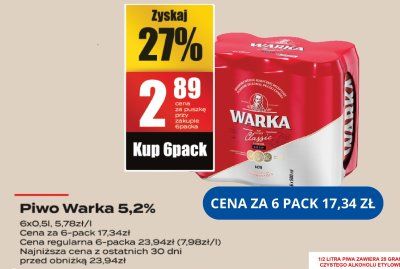 Piwo promocja w Supeco