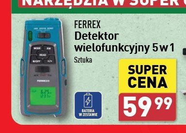 Detektor wielofunkcyjny 5 w 1 Ferrex promocja