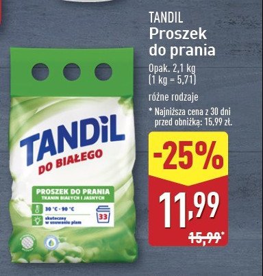 Proszek do prania białego Tandil promocja