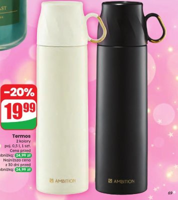 Termos 500 ml, 2 kolory promocja w Dino