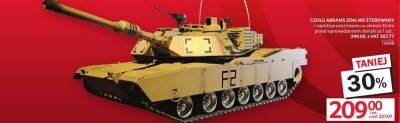 Czołg Abrams zdalnie sterowany promocja w Selgros