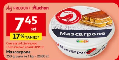 Mascarpone Galbani promocja w Auchan