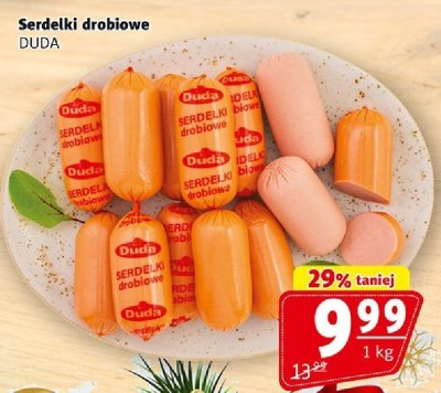 Kiełbasa Serdelki drobiowe Duda promocja w Prim Market