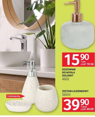 Zestaw łazienkowy 3 elementy promocja w Selgros